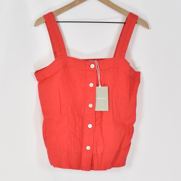 Everlane Tops - Everlane "The Linen Picnic Top," size 8, NWT